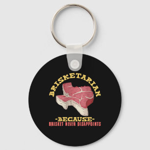 Llavero Brisketarian Funny Texas Bbq Meat Lover