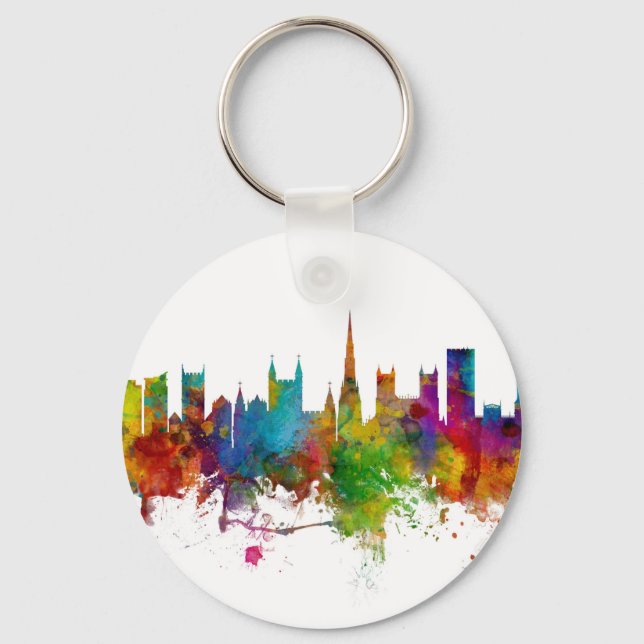 Llavero Bristol England Skyline (Anverso)