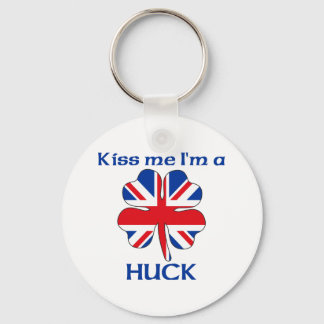 Llavero Británico personalizado me besa, soy Huck