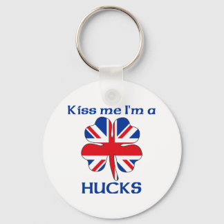 Llavero Británico personalizado me besa, soy hucks