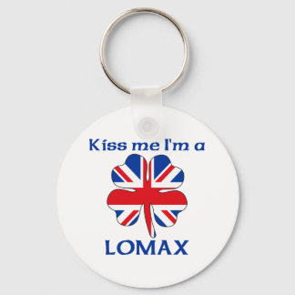 Llavero Británico personalizado me besa, soy Lomax
