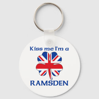 Llavero Británico personalizado me besa, soy Ramsden