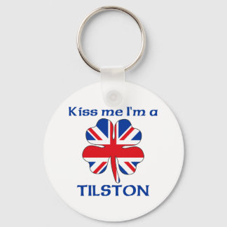 Llavero Británico personalizado me besa, soy Tilston