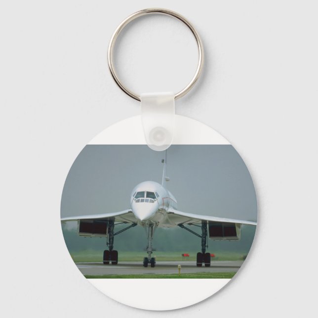Llavero British Airways Concorde, en taxi (Anverso)