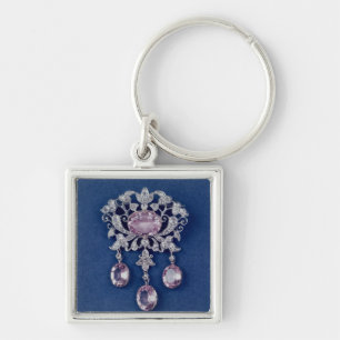 Llavero Broche en la forma de una flor, c.1780