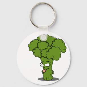 Llavero Bróculi vegetal sano