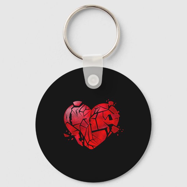 Llavero Broken Heart Anti Valentines Day  (Anverso)