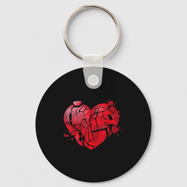 Llavero Broken Heart Anti Valentines Day  (Anverso)