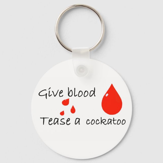 Llavero Bromear una cacatúa (Anverso)