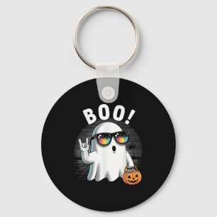 Llavero Bromista de Fantasma Retro Halloween Calabaza Funn