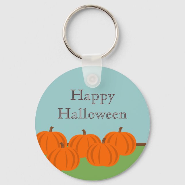 Llavero Brompkin Patch Halloween Keychain (Anverso)