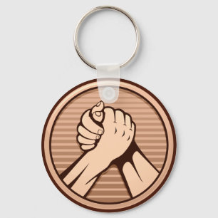 Llavero Bronce en lucha armada