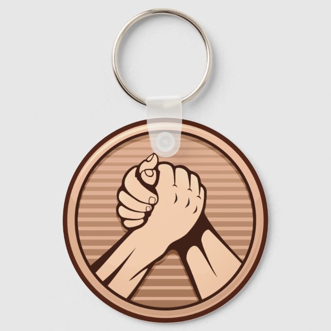 Llavero Bronce en lucha armada (Anverso)