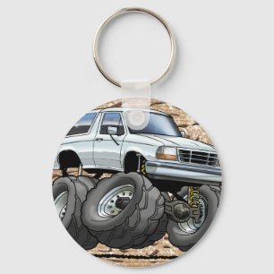 Llavero Bronco blanco 92-96