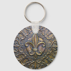 Llavero Bronze Fleur D' Lis