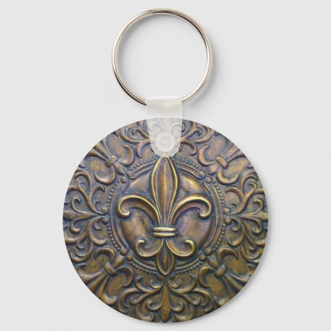 Llavero Bronze Fleur D' Lis (Anverso)