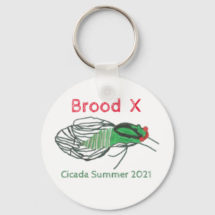 Llavero Brood X Cicada Summer 2021