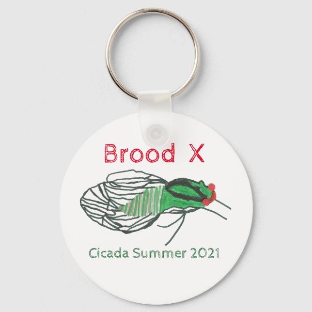 Llavero Brood X Cicada Summer 2021 (Anverso)