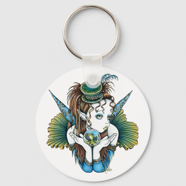 Llavero "Brooke" Mascota Fish Coust Fairy Art Keychain (Anverso)