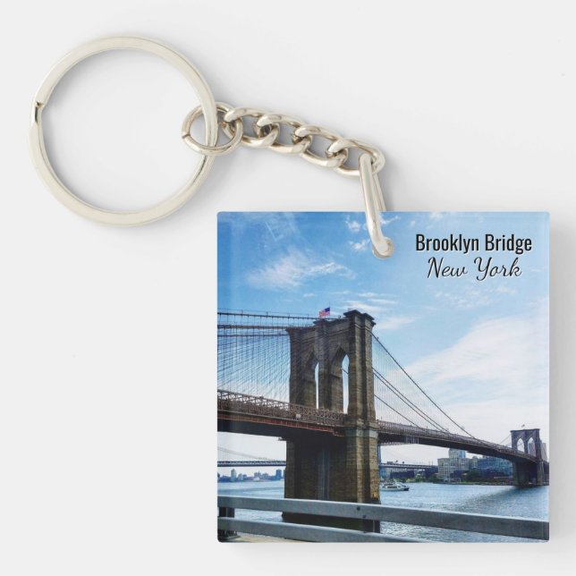 Llavero Brooklyn Bridge New York Souvenir (Frente)