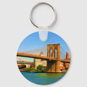 Llavero Brooklyn Bridge Painting