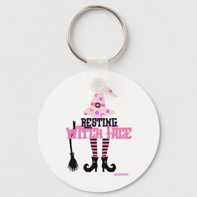 Llavero Broomstick de Halloween (Anverso)