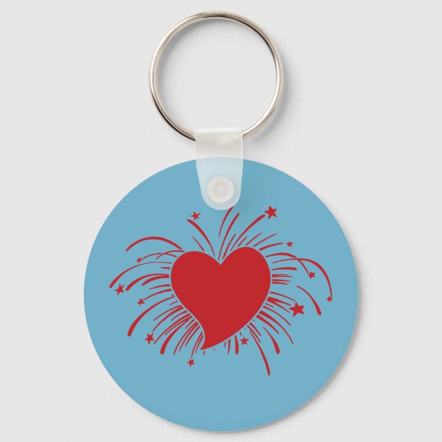 Llavero Brote de corazón (Anverso)