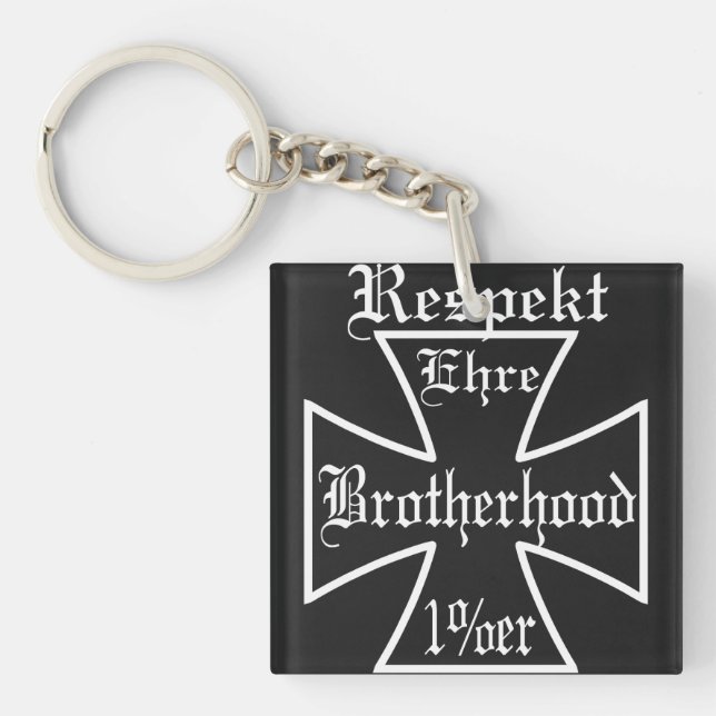 Llavero Brotherhood Ehre Respekt La Familia (Frente)
