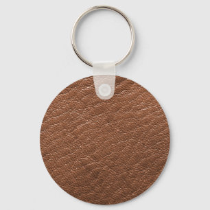 Llavero Brown leather texture