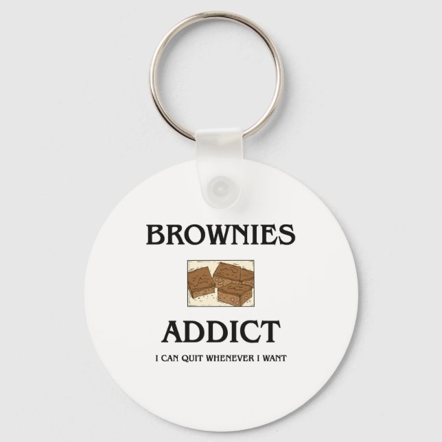 Llavero Brownies Addict (Anverso)