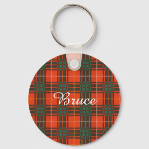 Llavero Bruce clan Plaid Scottish tartan