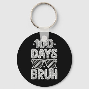 Llavero Bruh 100 Días Escolar Estudiante Sombra Niños