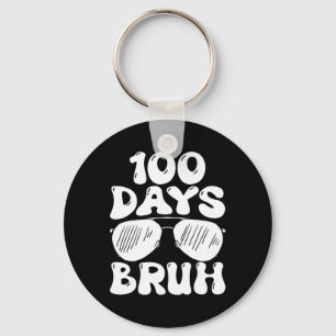 Llavero Bruh 100 Días Escolares Feliz 100.ª Enseñanza De L