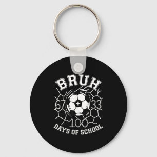 Llavero Bruh 67 33 100 Días De Colegio Fútbol Niños Chicos