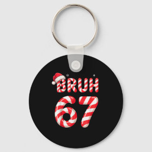Llavero Bruh 67 Caramelo de Navidad Para Chicos Adolescent