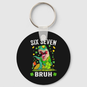 Llavero Bruh 67 meme día de San Patricio seis siete niños