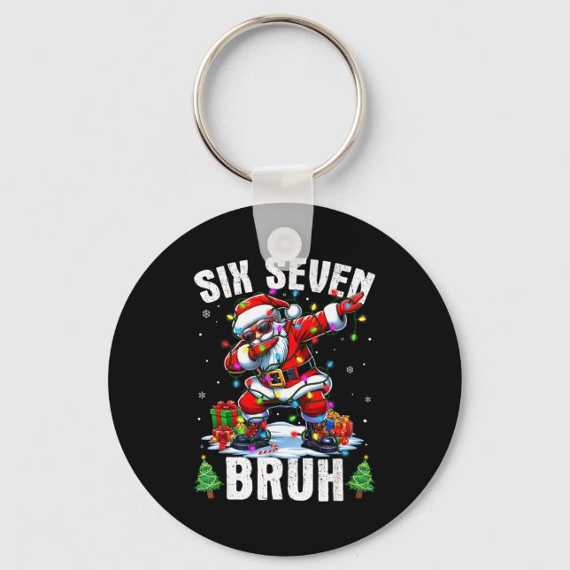 Llavero Bruh 67 Six Seven Santa Dabbing Christmas Shirts B (Anverso)