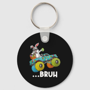 Llavero Bruh Dabbing Bunny Happy Easter Monster Truck Love