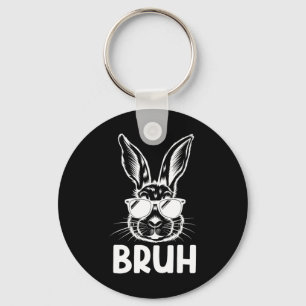 Llavero Bruh Easter Day Funny Rabbit Bunny Face Gles Easte