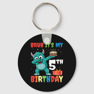 Llavero Bruh es mi quinto cumpleaños, el monstruo de Hallo
