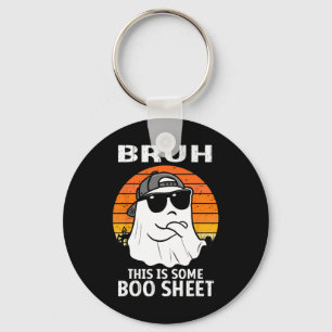 Llavero Bruh, Esta Es Una Hoja De Boo Fantasma Halloween