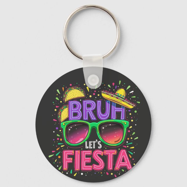 Llavero Bruh, Fiesta Cinco De Mayo Cultura Mexicana (Anverso)