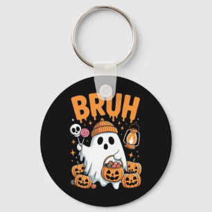 Llavero Bruh Ghost Halloween Trato O Truco De Fantasma Inf