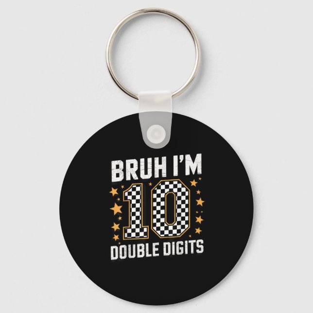 Llavero Bruh Im Dígitos Dobles 10 años Bo (Anverso)