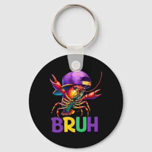 Llavero Bruh Mardi Gras Adolescentes Niños Bruh Crawfish M