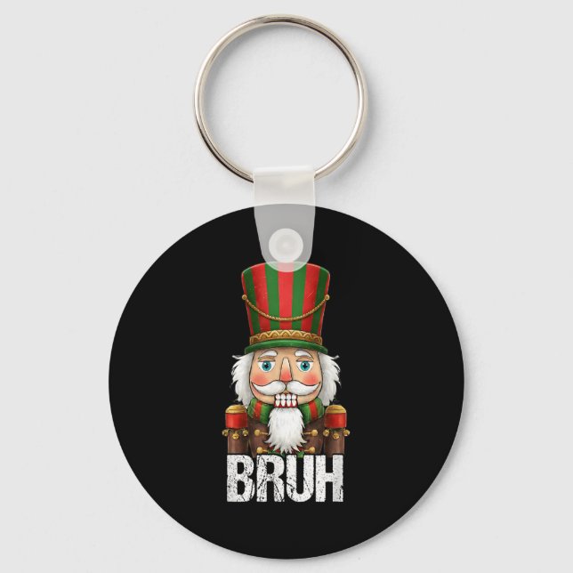Llavero Bruh Navidades Nutcracker Santa Claus Holiday Xmas (Anverso)