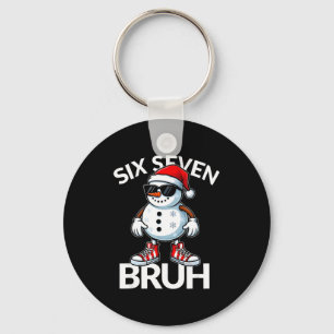 Llavero Bruh Seis Siete 6 7 Meme Navidad Divertida Xmas Ho
