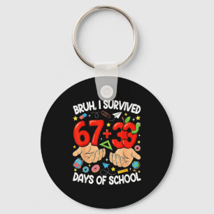 Llavero Bruh sobrevivió 67+33 días de escuela divertido 10