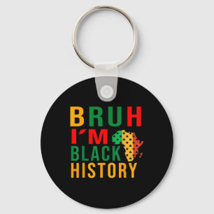 Llavero Bruh, soy negro, la historia es divertida diciendo