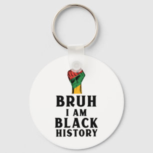 Llavero Bruh Soy Pegatina de Historia Negra 3